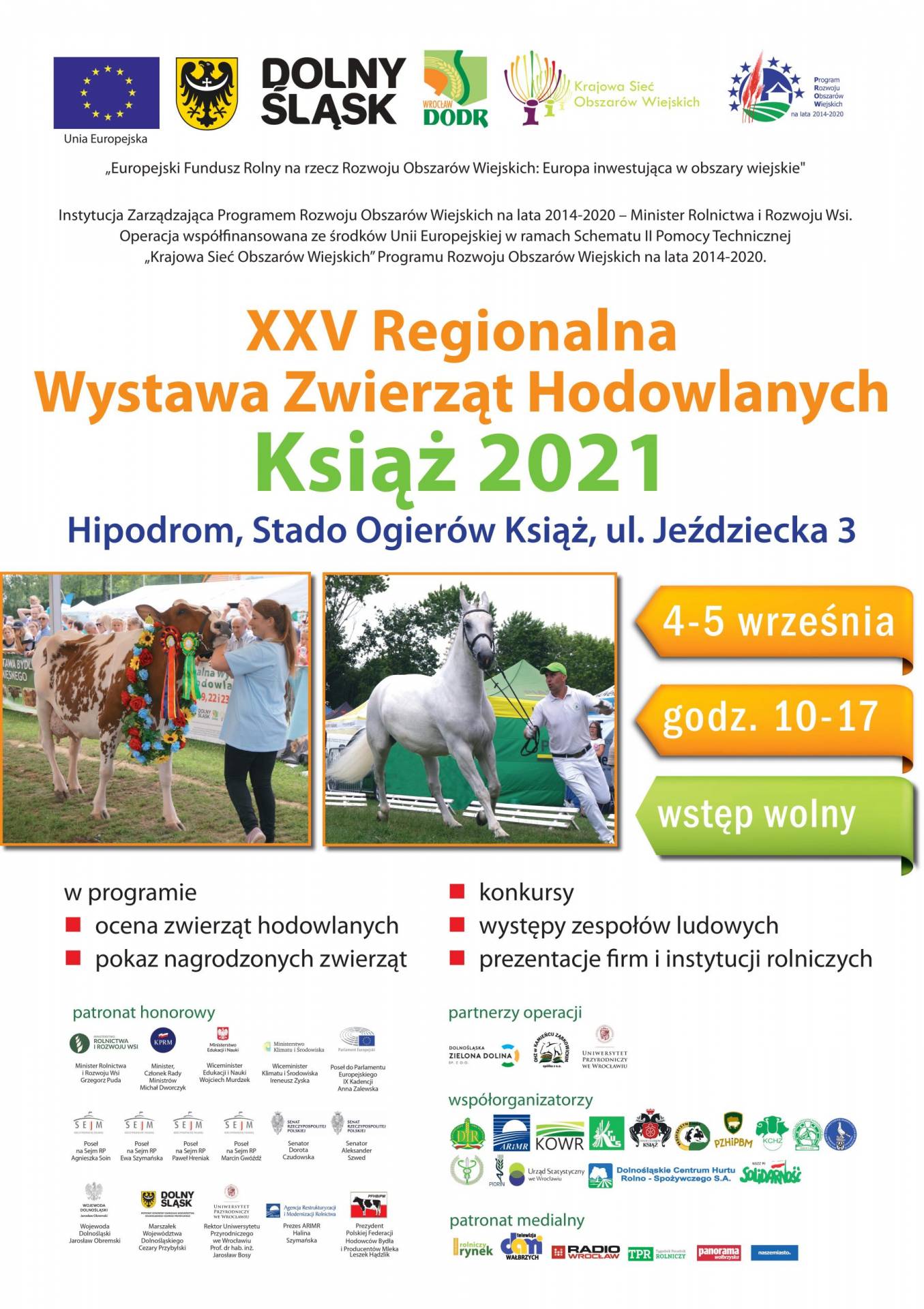 XXV Regionalna Wystawa Zwierząt Hodowlanych Książ 2021