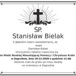 Zmarł śp. Stanisław Bielak